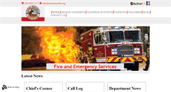 Desktop Screenshot of eastholmesfire.org